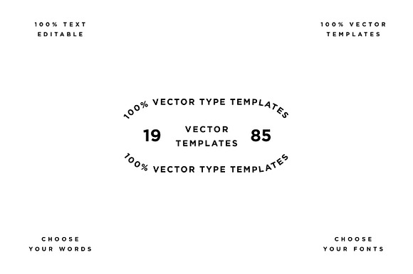 Type Template Vol. 4 in Logo Templates - product preview 5