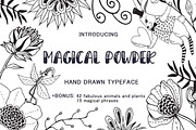 Magical Powder - typeface & elements