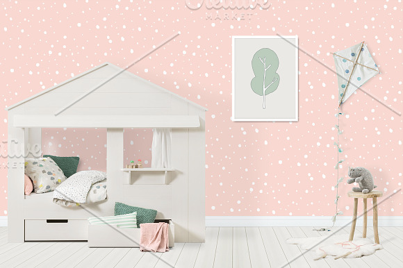 Kids Room Wall/Frame Mock Up 17 in Print Mockups - product preview 2