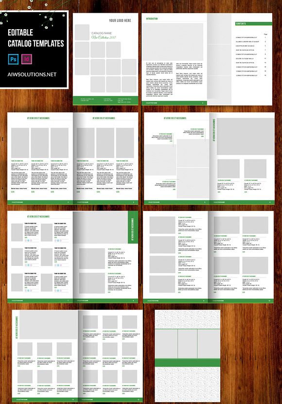 Product Catalog -id07 in Stationery Templates - product preview 2