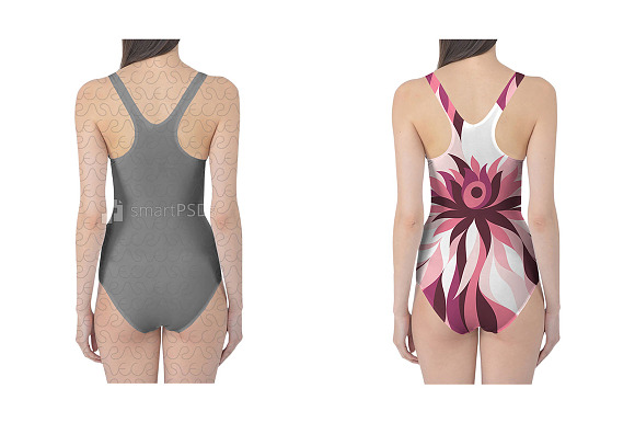 Swimsuit Dress Design Mockup in Product Mockups - product preview 1