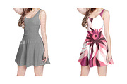Feminine Sleeveless Dress Design