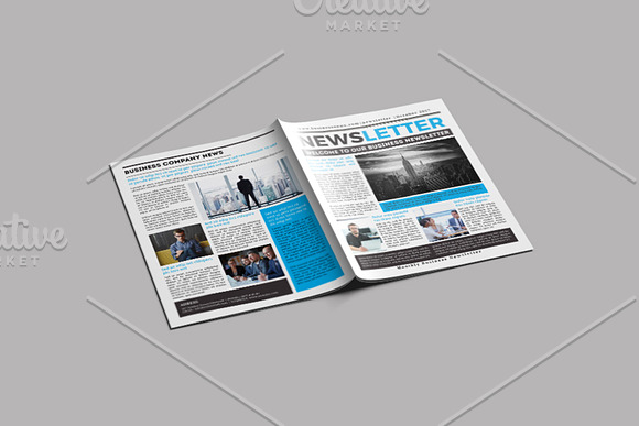 Business Newsletter Template V751 in Brochure Templates - product preview 1
