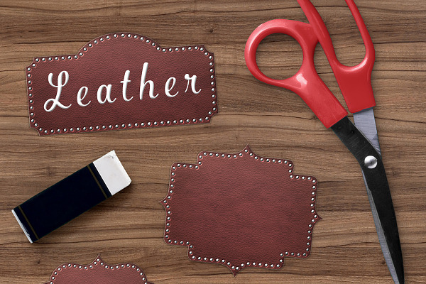 Leather Borders Clipart