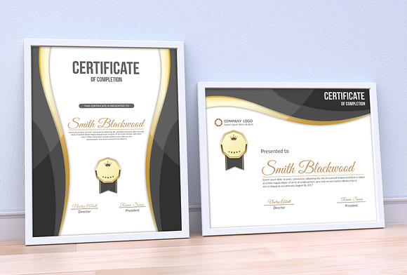 Certificate template. in Stationery Templates - product preview 2