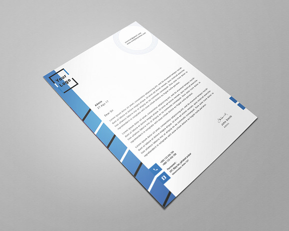 Letterhead Design in Stationery Templates - product preview 2
