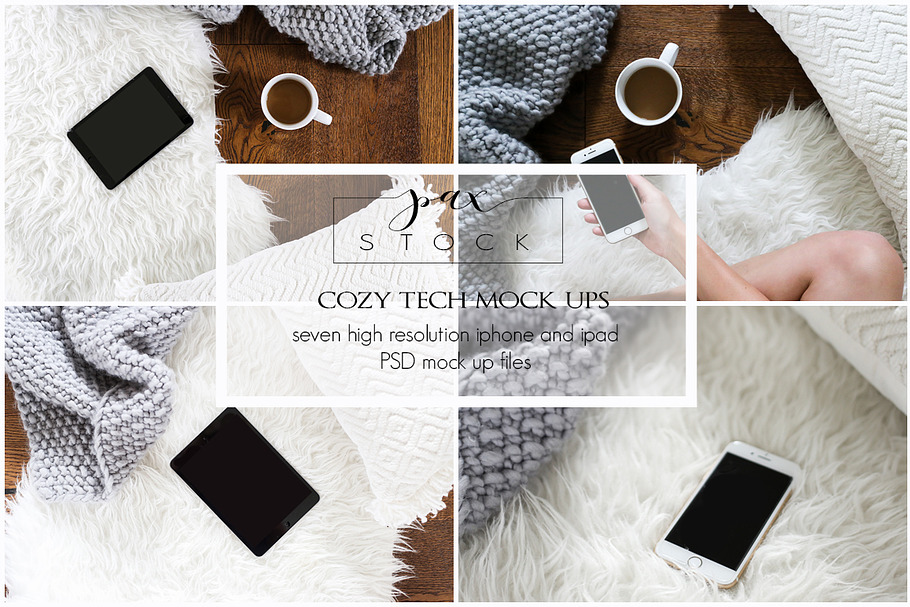 Cozy Iphone and Ipad Mock Ups