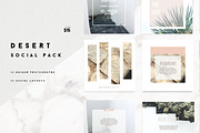 Desert Instagram Pack 12 layouts