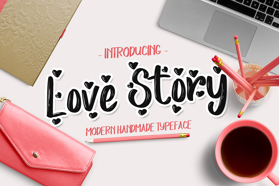 Love Story Typeface in Script Fonts - product preview 8