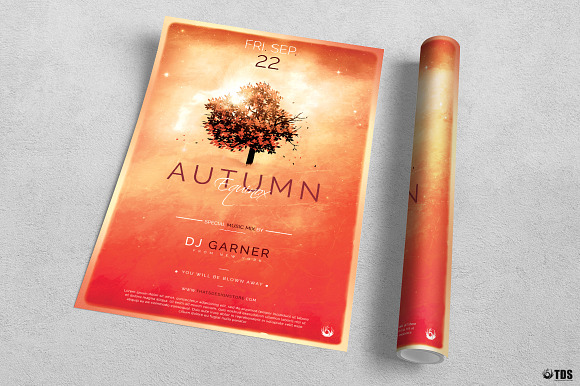 Autumn Equinox Flyer Template V3 in Flyer Templates - product preview 2