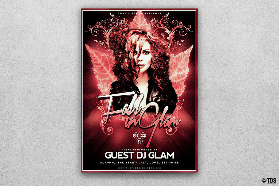Fall in Glam Flyer Template V4