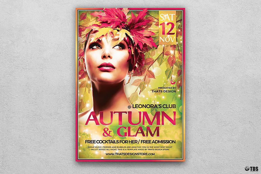 Fall in Glam Flyer Template V6