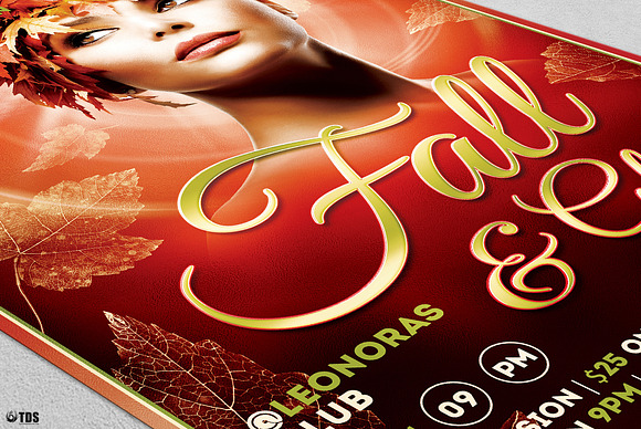Fall in Glam Flyer Template V7 in Flyer Templates - product preview 5