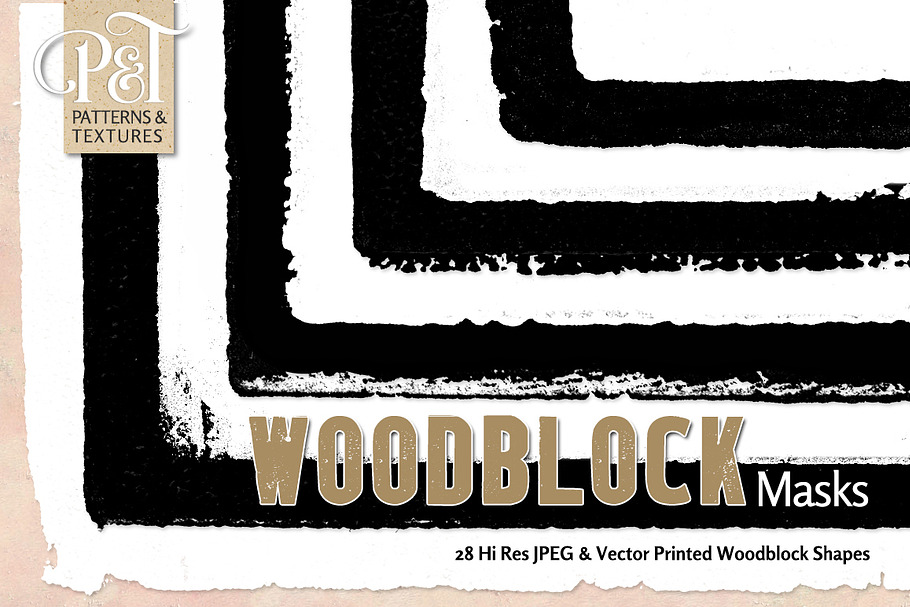 Woodblock Masks in Textures - product preview 8