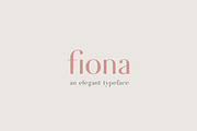 Fiona - An Elegant Typeface