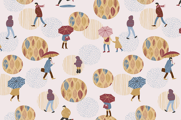 6 autumn seamless patterns in Patterns - product preview 1