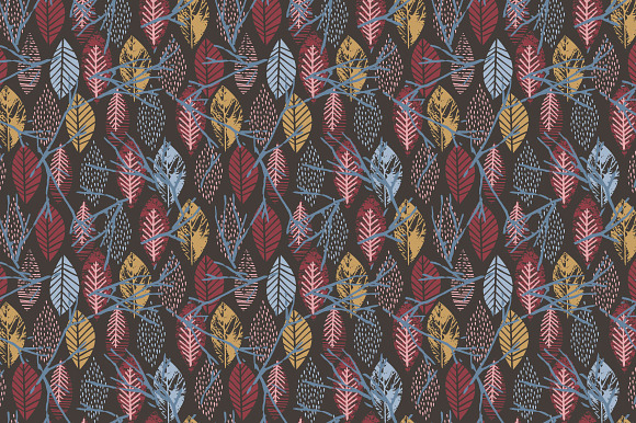 6 autumn seamless patterns in Patterns - product preview 2
