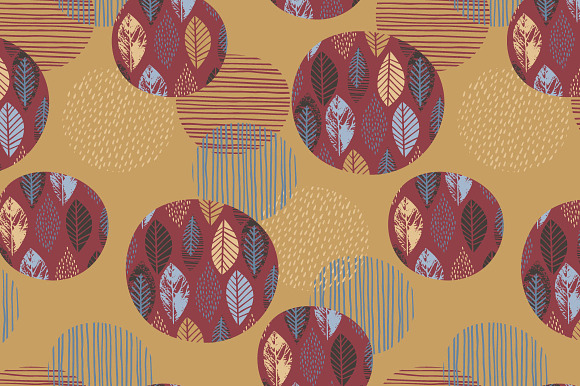 6 autumn seamless patterns in Patterns - product preview 5