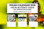 Polish Calendar 2018 Template