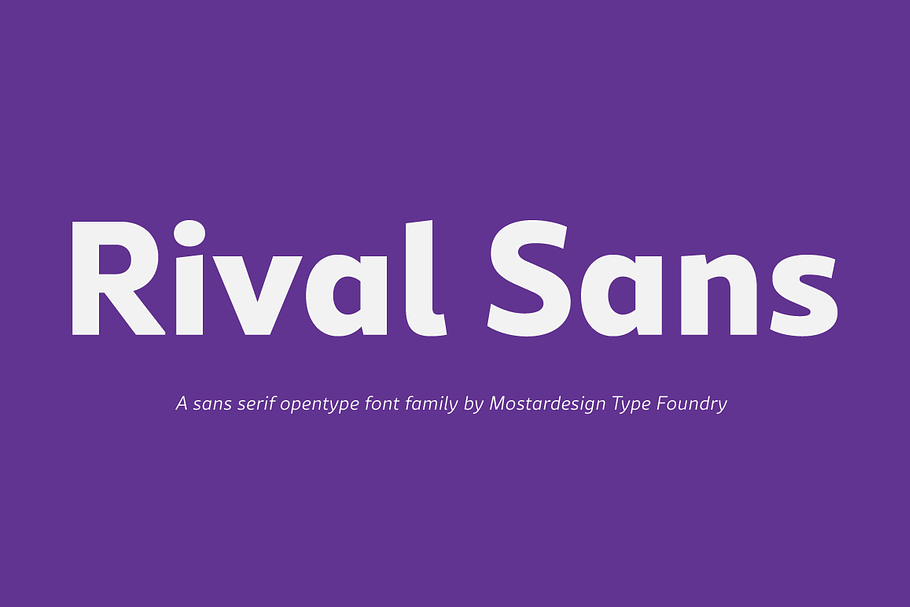 Rival Sans Font Family in Sans-Serif Fonts - product preview 8