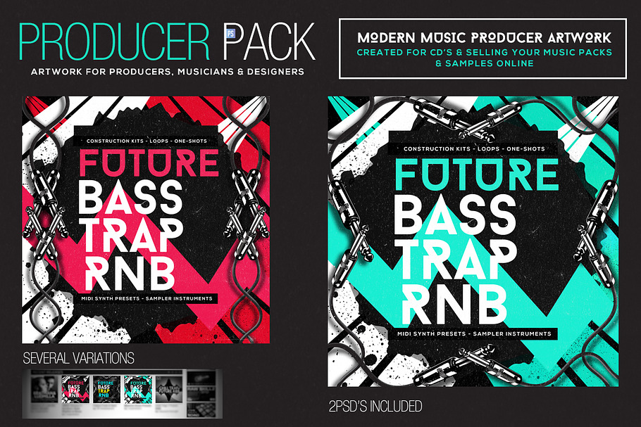 Music Producer Sound-Pack Artwork in Templates - product preview 8