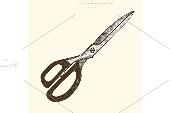 Sewing Set Hand Draw Sketch. Vector in Illustrations - product preview 3