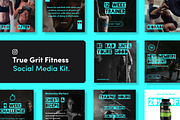True Grit Fitness Social Media Kit