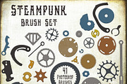 Steampunk Watch & Gear Brushes +
