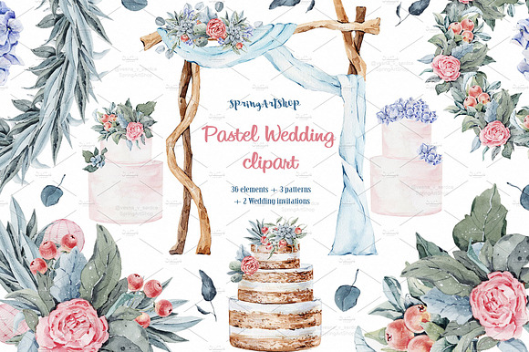 65 % off WEDDING BUNDLE in Illustrations - product preview 1