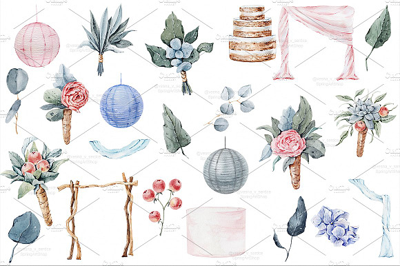 65 % off WEDDING BUNDLE in Illustrations - product preview 2