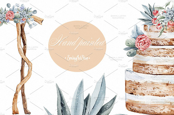 65 % off WEDDING BUNDLE in Illustrations - product preview 4