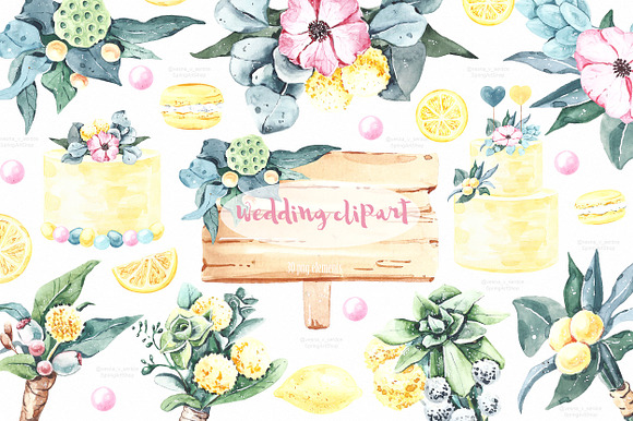 65 % off WEDDING BUNDLE in Illustrations - product preview 14
