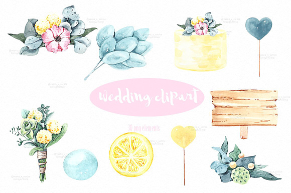 65 % off WEDDING BUNDLE in Illustrations - product preview 16