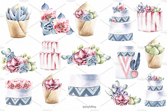 65 % off WEDDING BUNDLE in Illustrations - product preview 22