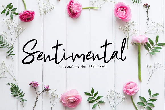Sentimental | Script Font in Script Fonts - product preview 8