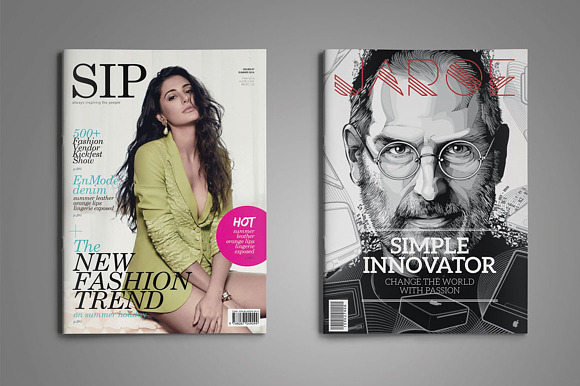 (70% Off) Magazine Bundle in Magazine Templates - product preview 1