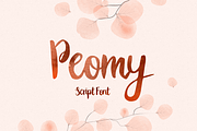 Peomy Simple Script Font