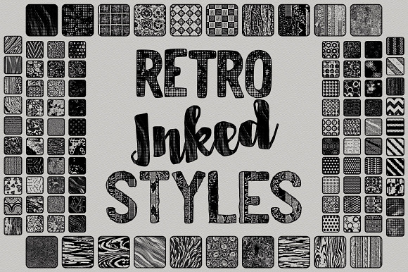 Scribbled And Retro Inked Styles in Photoshop Layer Styles - product preview 1