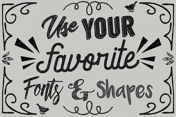 Scribbled And Retro Inked Styles in Photoshop Layer Styles - product preview 5