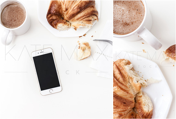 Croissant Lifestyle Stock Photos in Product Mockups - product preview 2