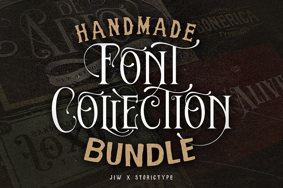 Handmade Font Collection Bundle in Display Fonts - product preview 8
