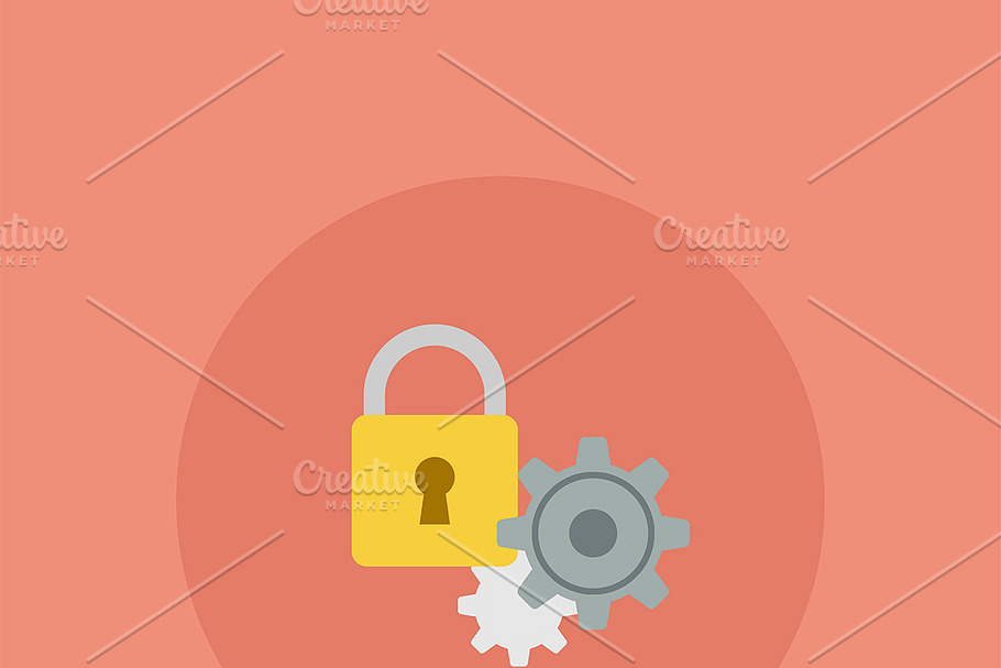 Privacy setting vector in Illustrations - product preview 8