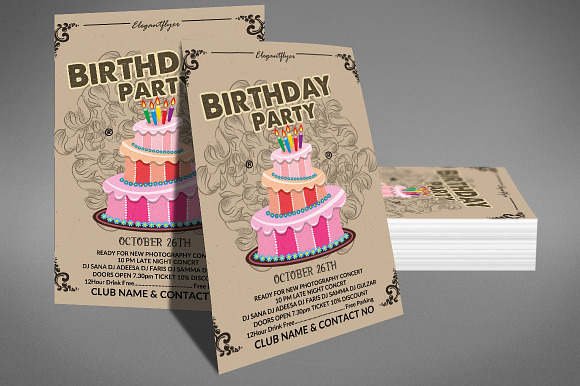 Party Flyer in Flyer Templates - product preview 1