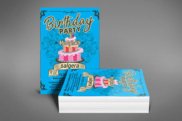 Party Flyer in Flyer Templates - product preview 3