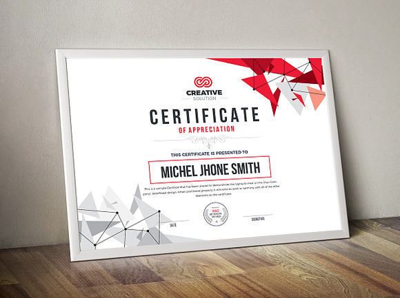 Certificate in Stationery Templates - product preview 2