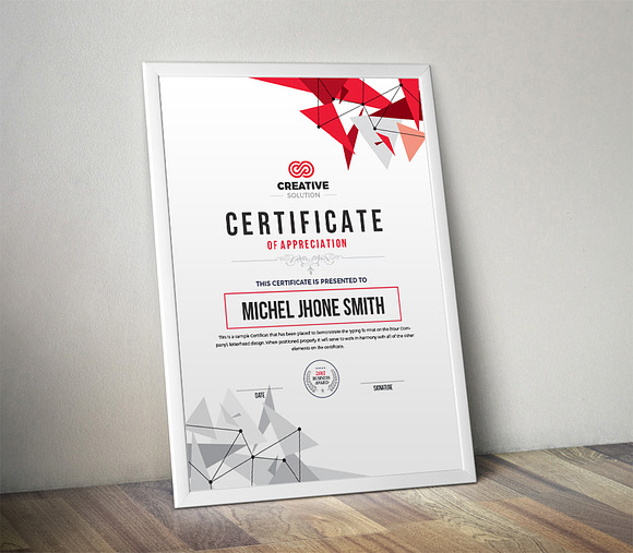 Certificate in Stationery Templates - product preview 7