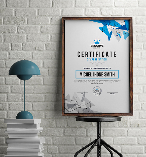 Certificate in Stationery Templates - product preview 9