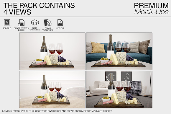 Wine Mockup Set in Product Mockups - product preview 1