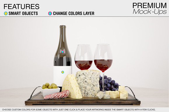 Wine Mockup Set in Product Mockups - product preview 2