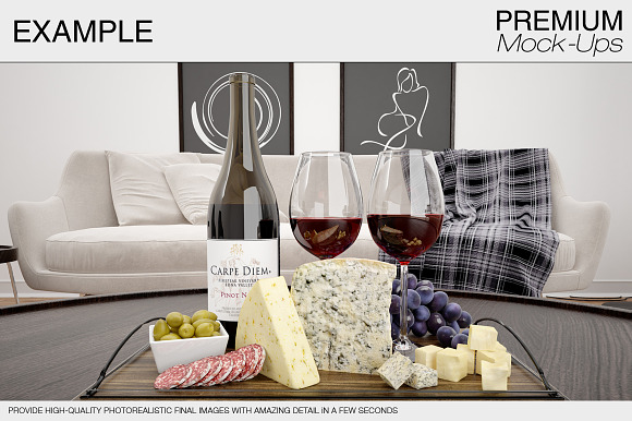 Wine Mockup Set in Product Mockups - product preview 7